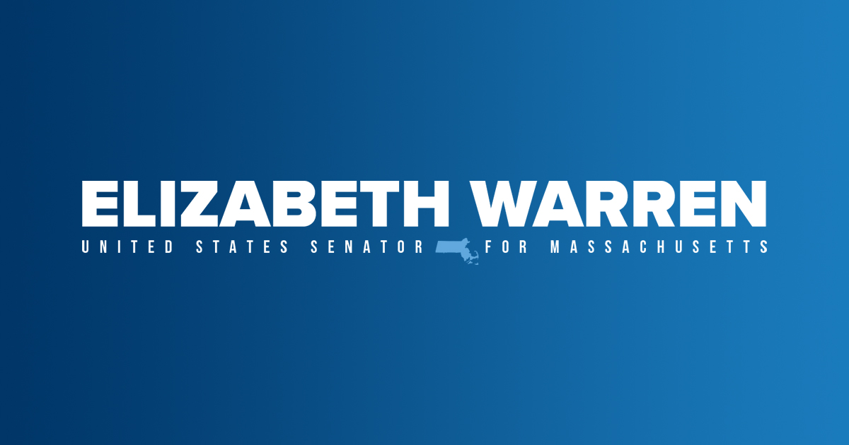 ICYMI: Warren Touts Historic Federal Investments for Massachusetts, Urges Action on Child Care and Housing | U.S. Senator Elizabeth Warren of Massachusetts